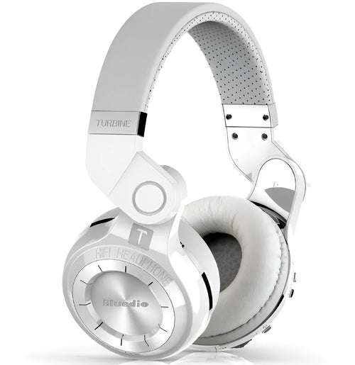 Blue String T2 Smart Edition 4.1 Bluetooth headset with metal rotary folding design in black or white colour