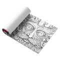 A4 acid tour coloured painting book with paper pages for drawing and sketching