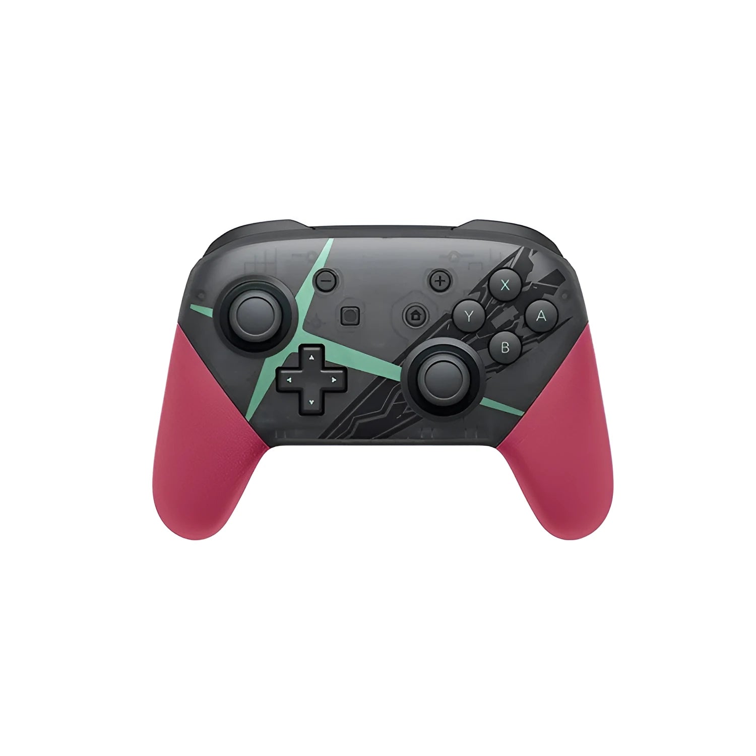 Wireless Bluetooth gamepad with vibration function in black, white, red, or green colours