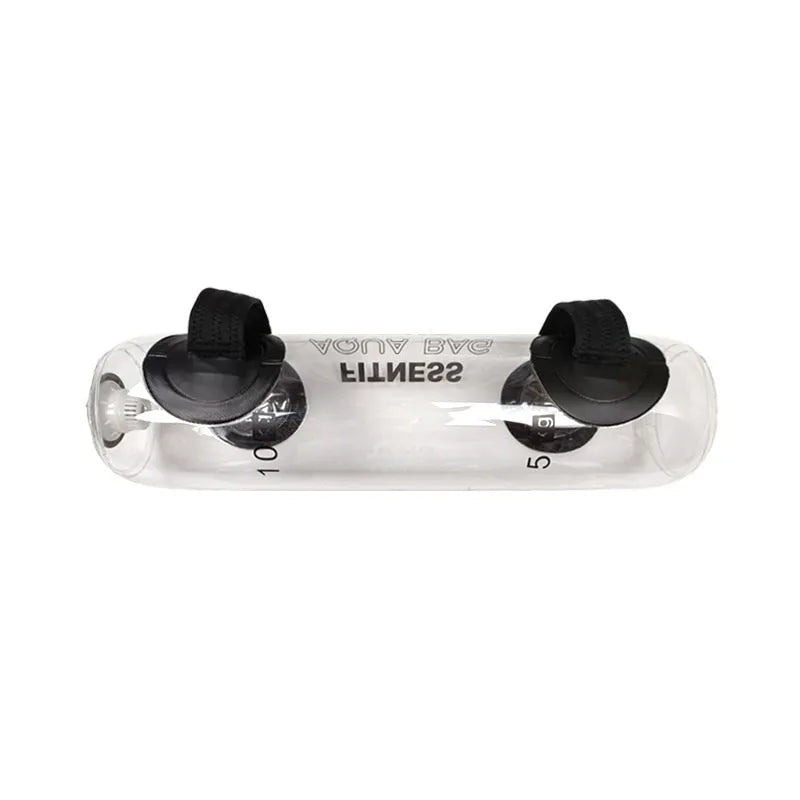 Transparent PVC water injection weight bag inflatable soft dumbbell for strength training