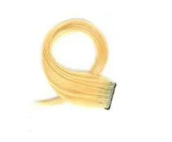 Long curly gradient hair extension patch in Aurora Purple colour, approx 60cm length.
