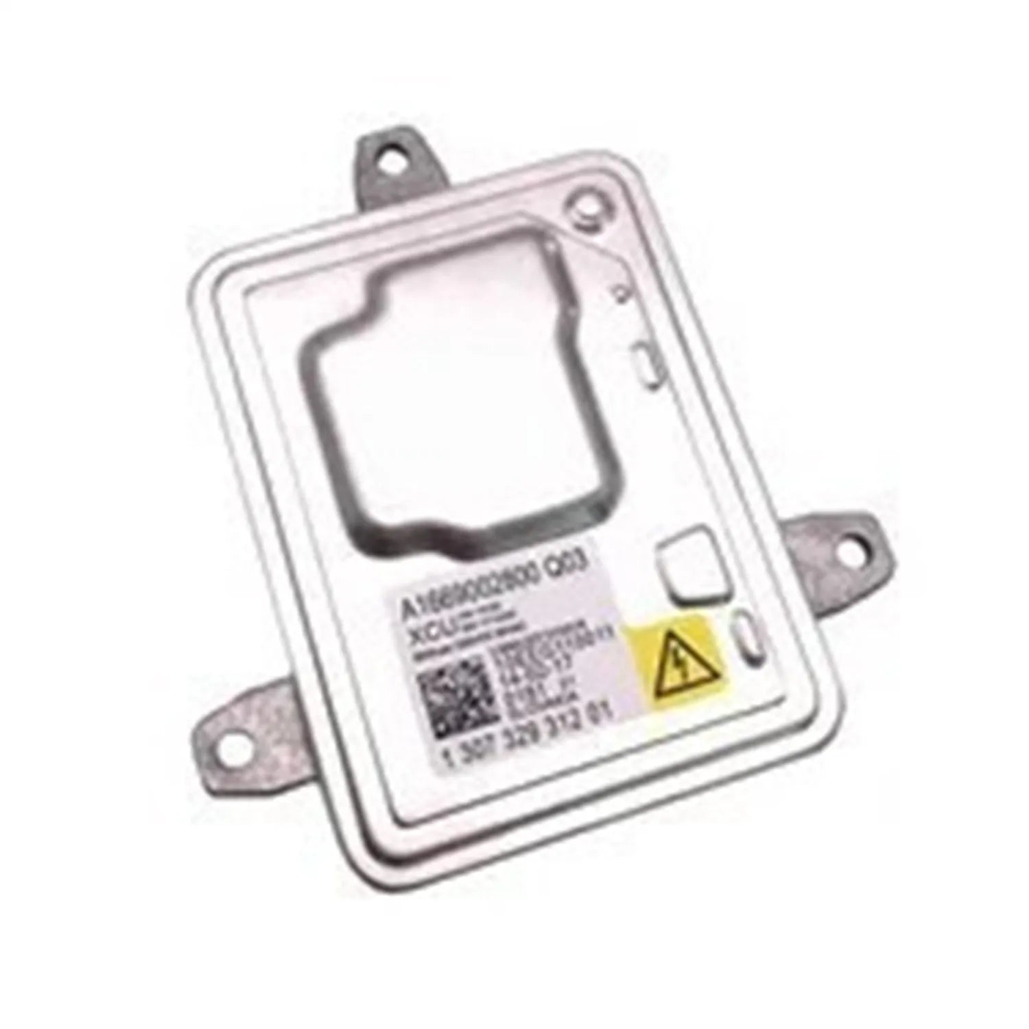 Metal headlight ballast component measuring 14x11x4.5cm for automotive lighting systems