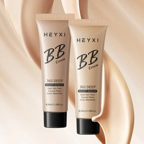Waterproof and sweat-proof BB cream product in four colour shade options
