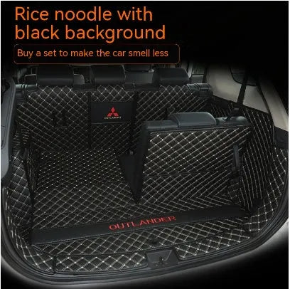 Mitsubishi Outlander fully surrounded 3D boot liner mat in TPE XPE non-slip material