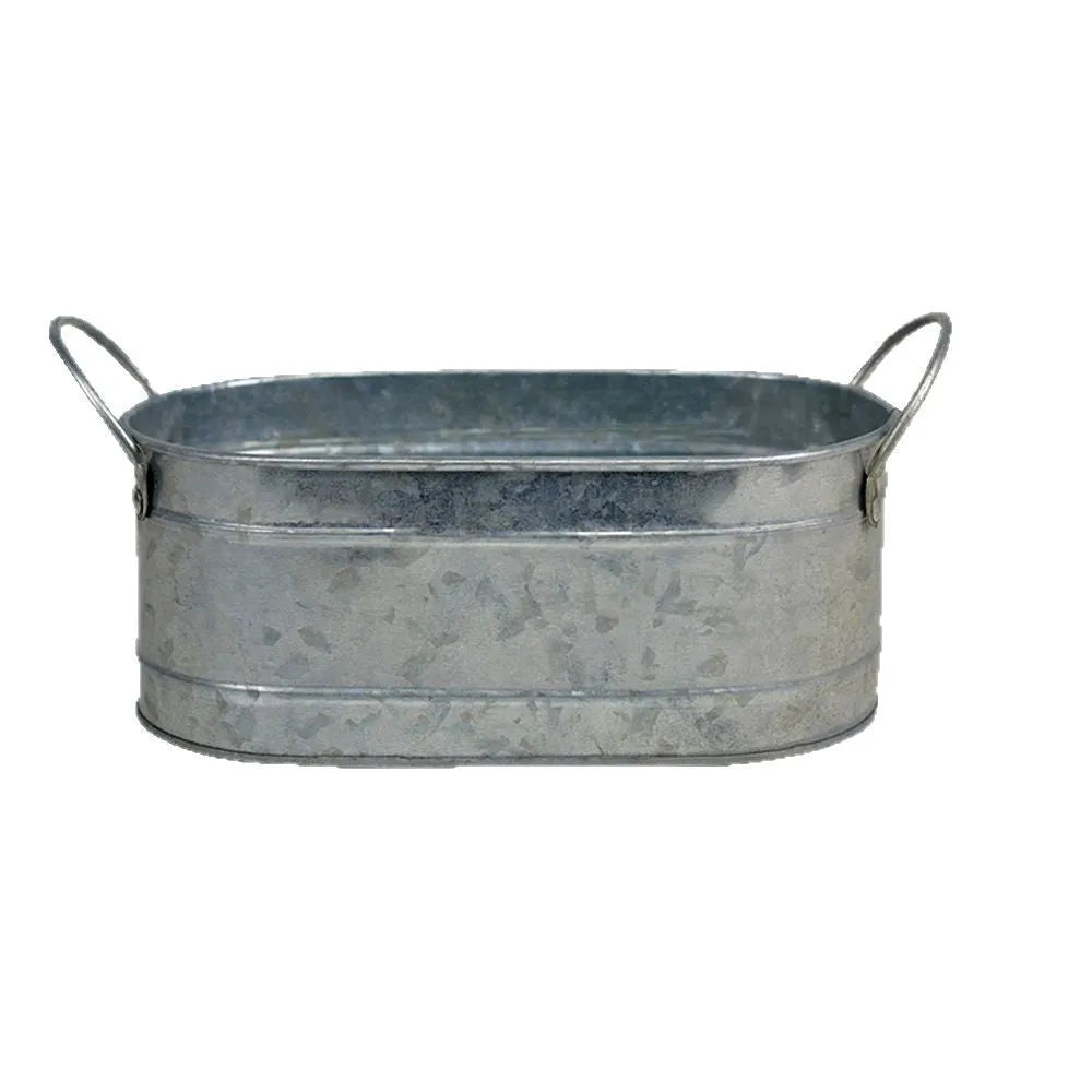 Iron sheet desktop flowerpot for succulent and herb planting
