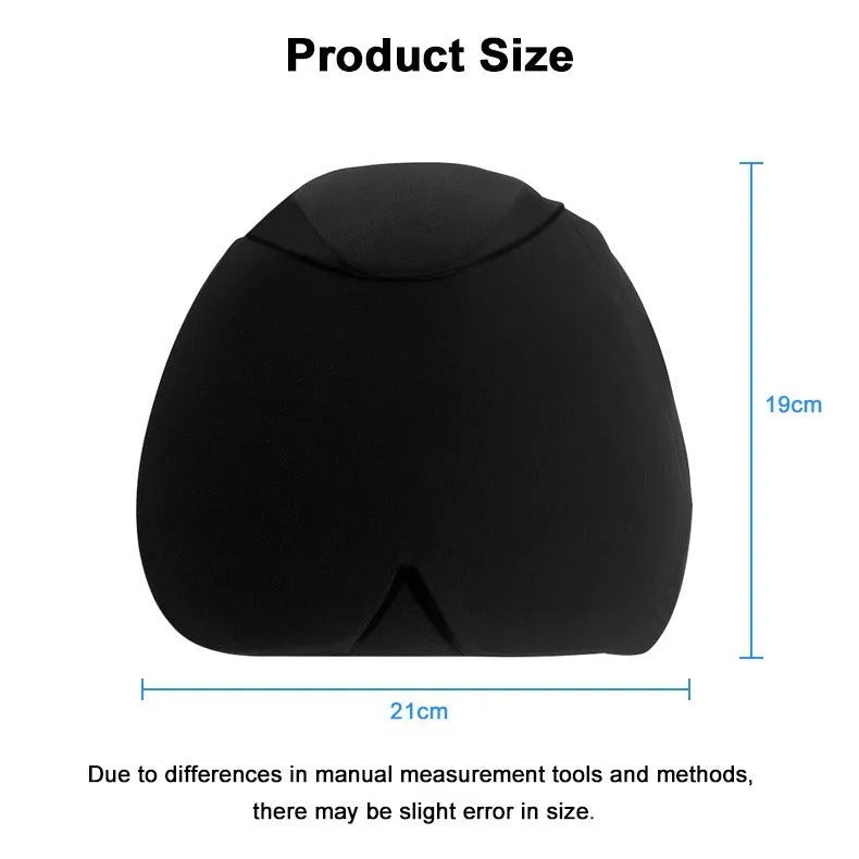 Solid colour cold compress cap for migraine relief in black, dark blue, or pink
