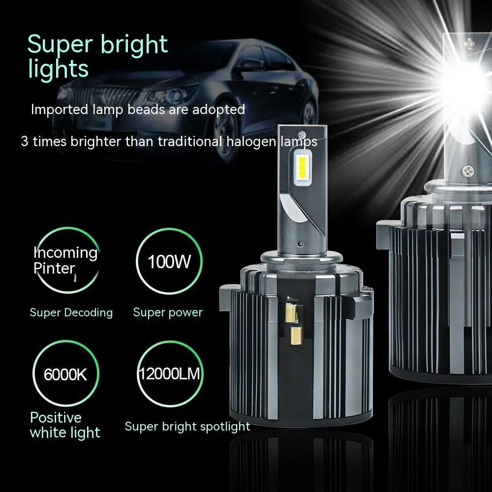 Volkswagen Golf 7 LED headlight bulb kit with aviation aluminium housing for low beam upgrade