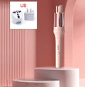 32mm automatic hair curler in white or chigo colours with US and EU plug adapters