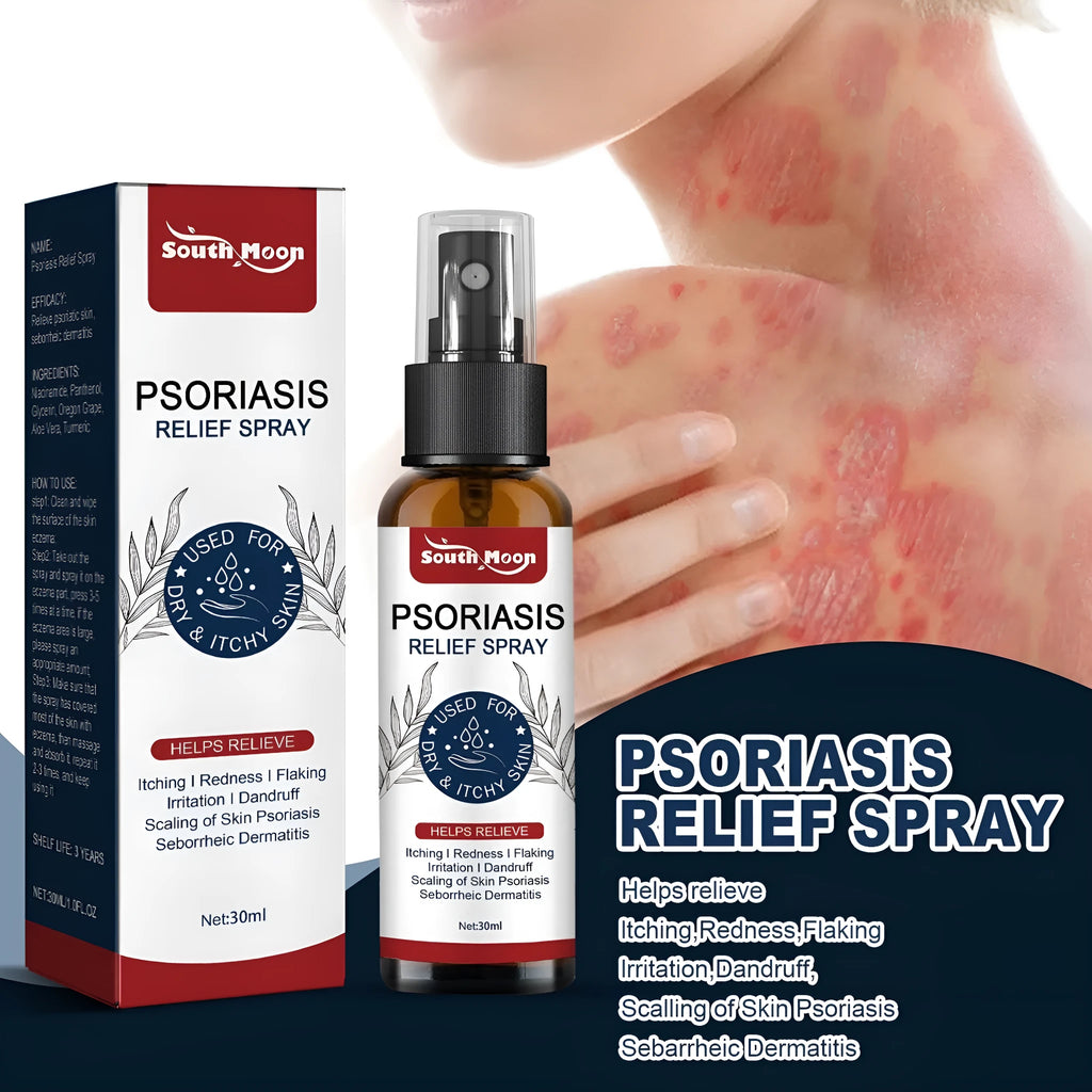 30ml bottle of body care spray with a spray nozzle, containing glycerin, allantoin, panthenol, and aloe vera.