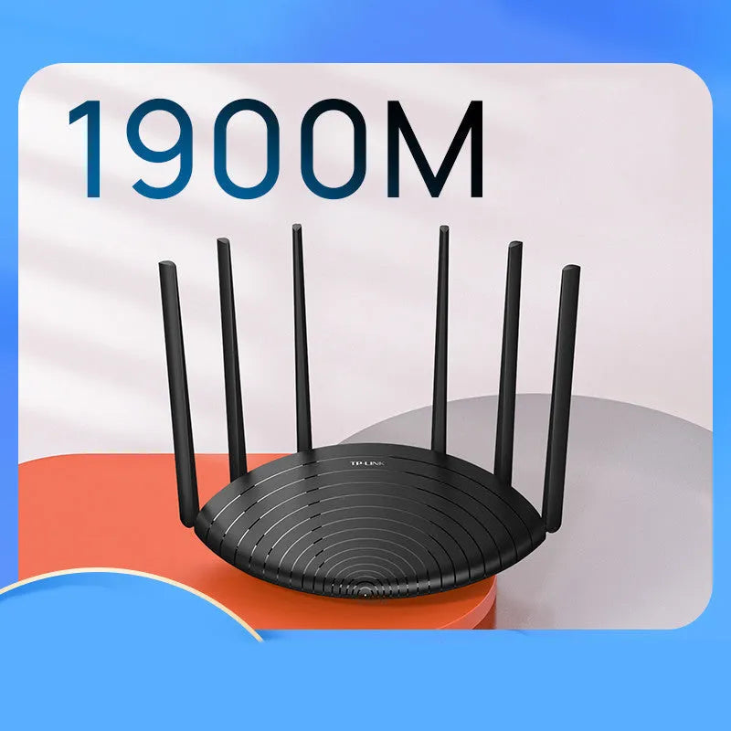 TL-WDR7661 Gigabit Edition AC1900 wireless home router on a desk