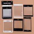 15 transparent retro frame stickers for journals including photography, film, magazine, music, social designs