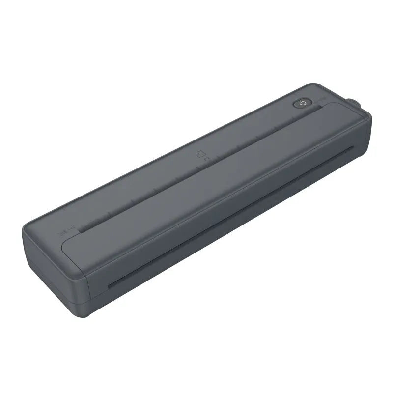 Black X8 portable A4 thermal printer with Bluetooth wireless connectivity for mobile and computer printing