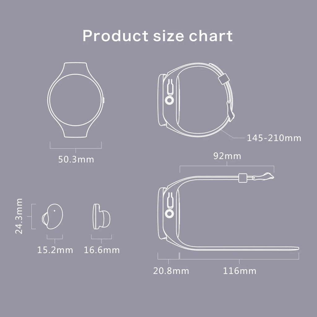 Black detachable smart bracelet and Bluetooth headset combo on a wrist, showing colour screen.