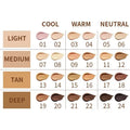 Waterproof concealer pen in 24 colour options for contouring and coverage.