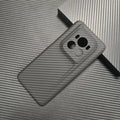 Genuine leather phone case for Honor Magic6 Zhizhen Edition in coarse grain 1500D Crater finish, red colour