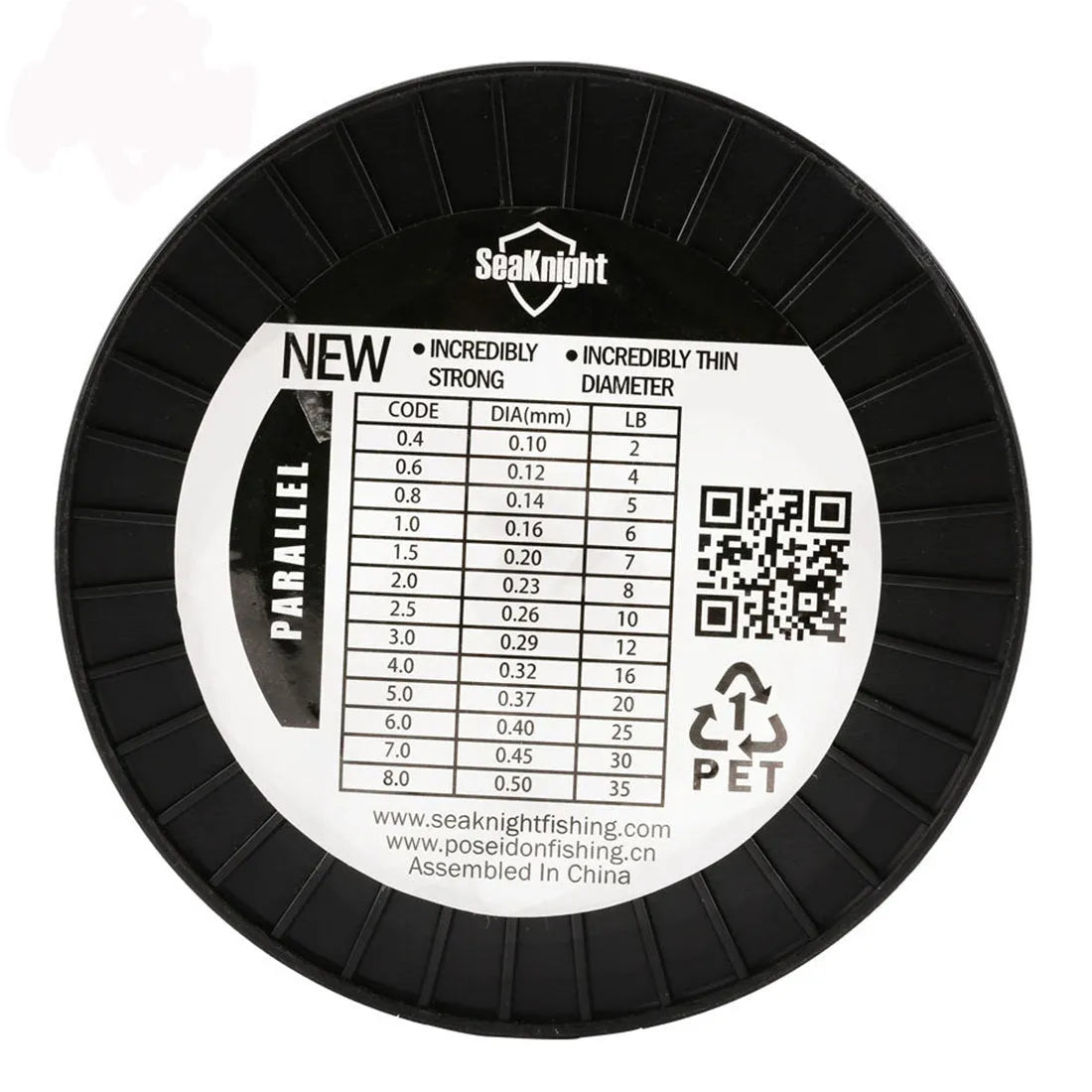 Seaknight 1000M monofilament nylon fishing line spool in five colour options