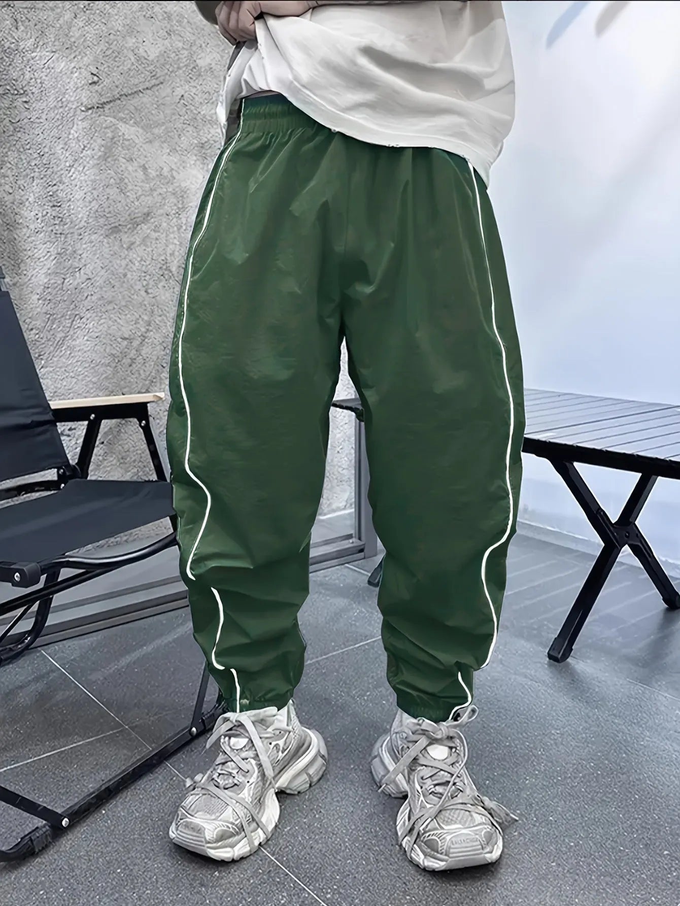 Men's loose fit bamboo fibre cropped sports trousers in multiple colour options