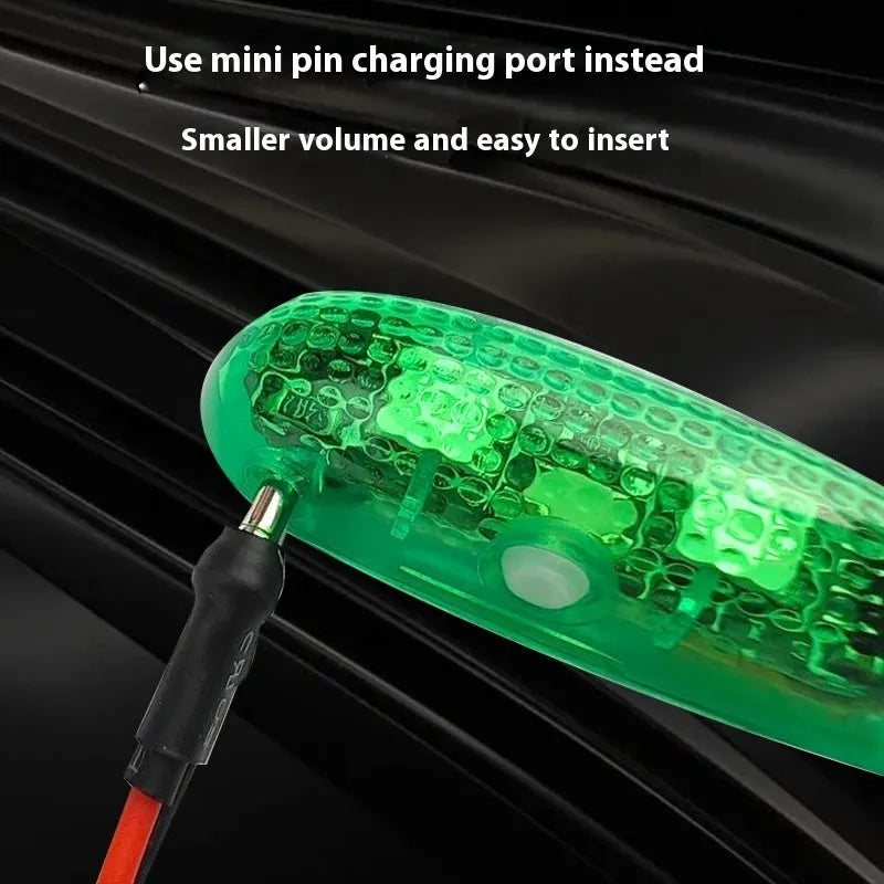 V3 wireless charging waterproof LED navigation lights for model cars and boats with adhesive backing.