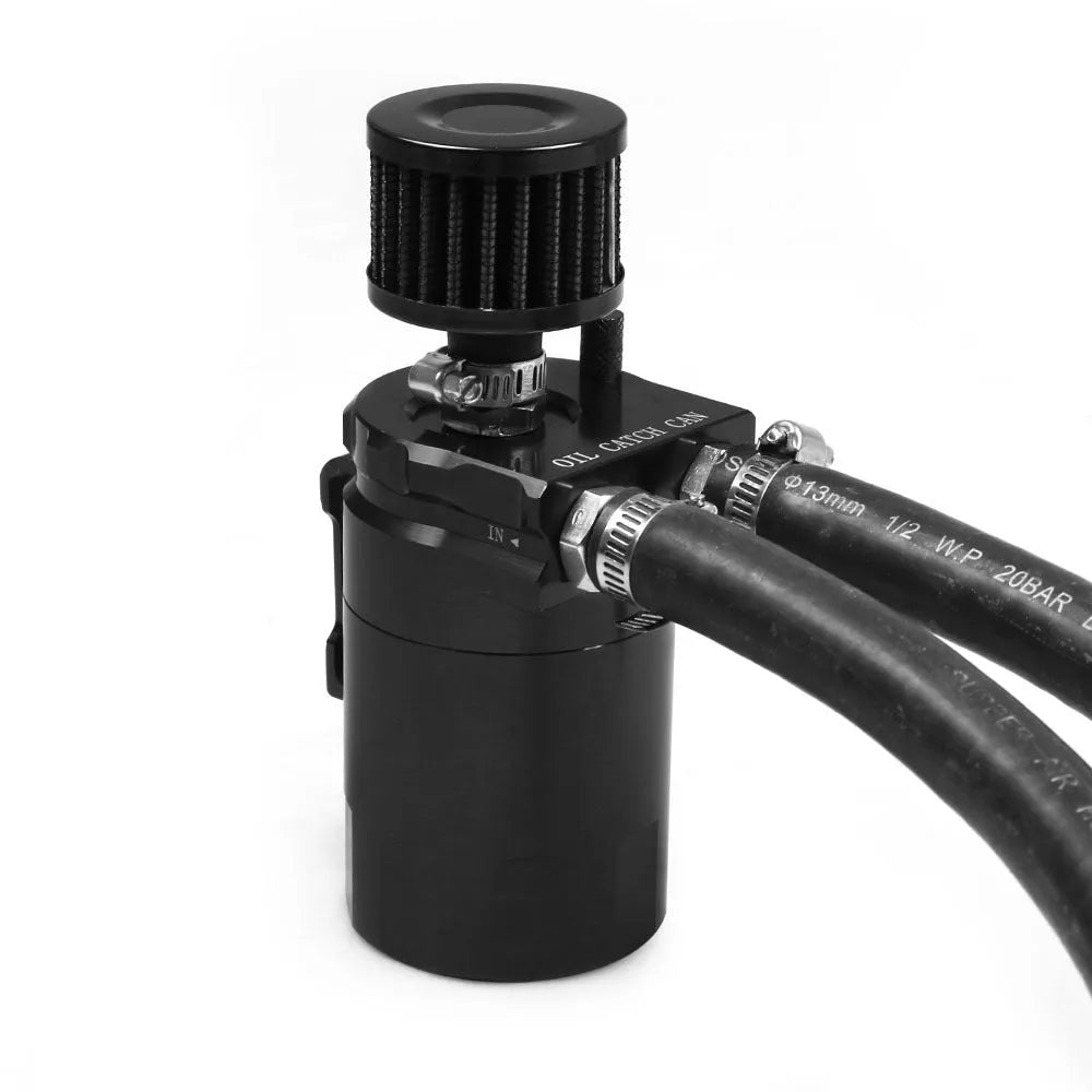 Aluminium alloy oil separator for Ford Expedition in choice of black, blue, red, or silver finish.
