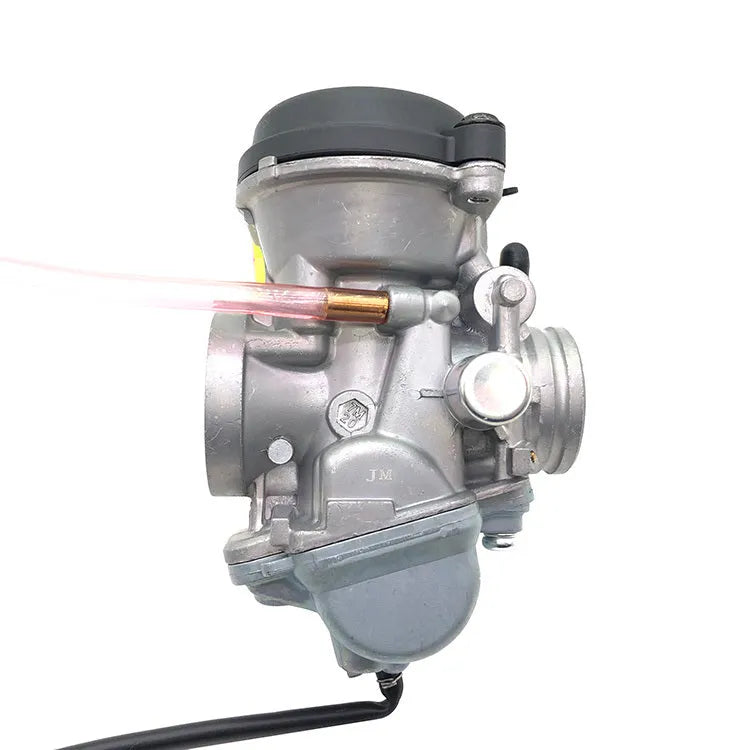 Replacement carburetor for Wang Diaobao HJ125K-2 and Suzuki EN125 GS125 motorcycles with choke cable.