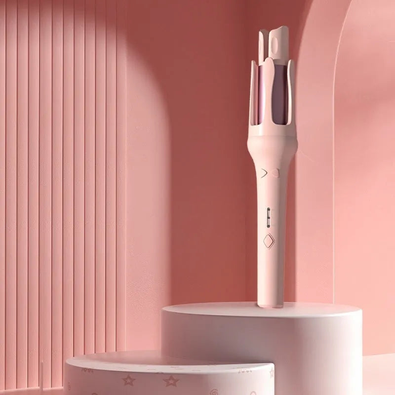 32mm automatic hair curler in white or chigo colours with US and EU plug adapters