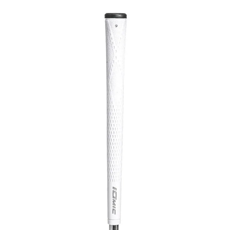 TPE material golf club replacement grip in various colours including pink, red, blue, white and two-tone options.