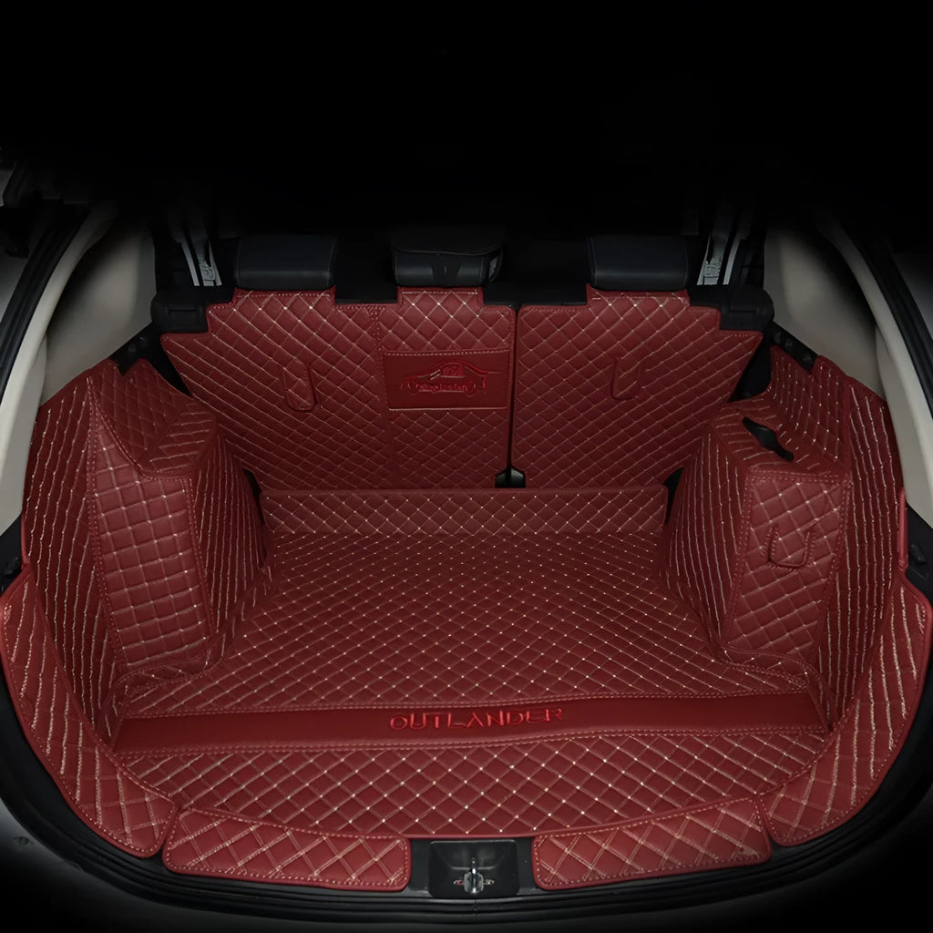 Mitsubishi Outlander fully surrounded 3D boot liner mat in TPE XPE non-slip material