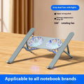Silver aluminium folding laptop stand with twin cooling fans and adjustable height mechanism