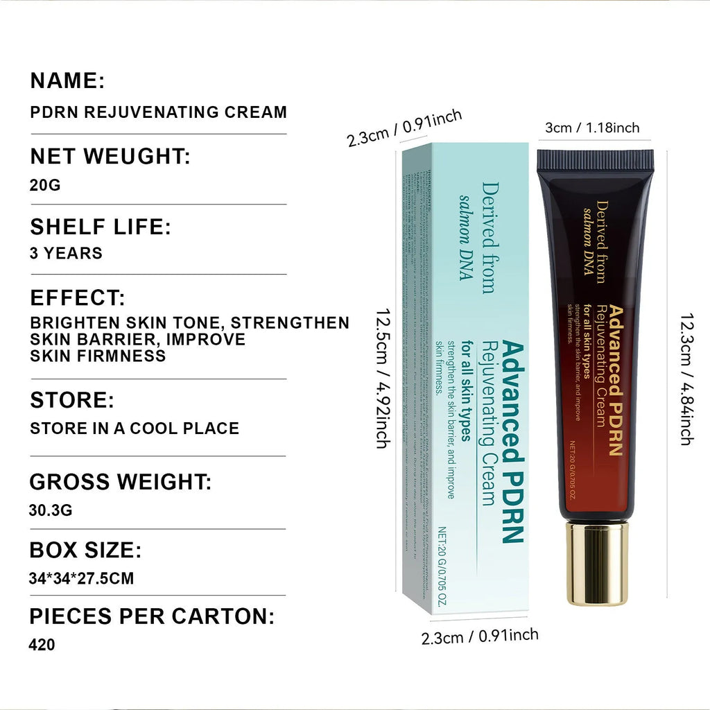 20ml skin-activating cream tube with collagen and hyaluronic acid for hydration and firming