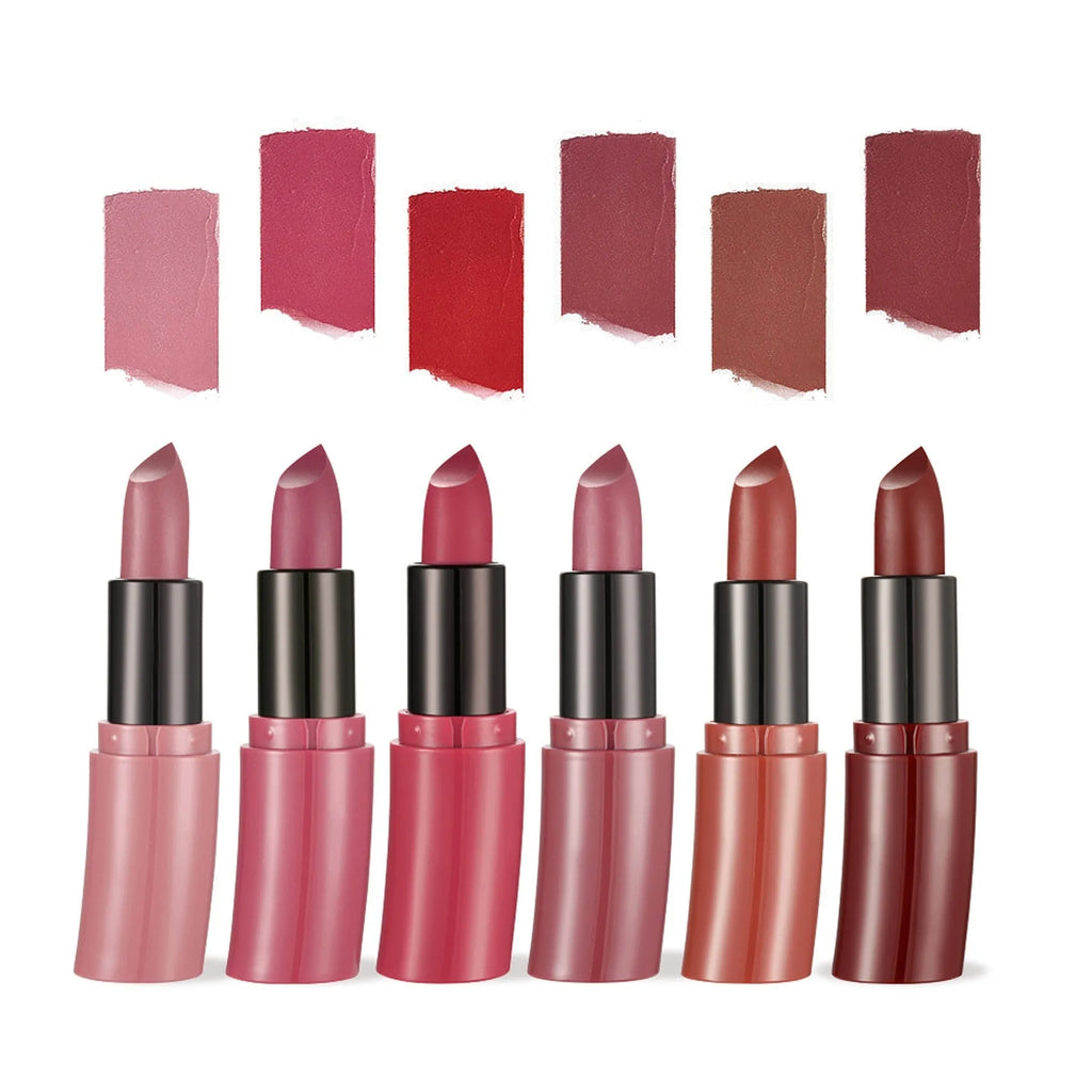 Matte lipstick kit with Arc Lipstick Kit range of shades for long-lasting natural three-dimensional lip colour