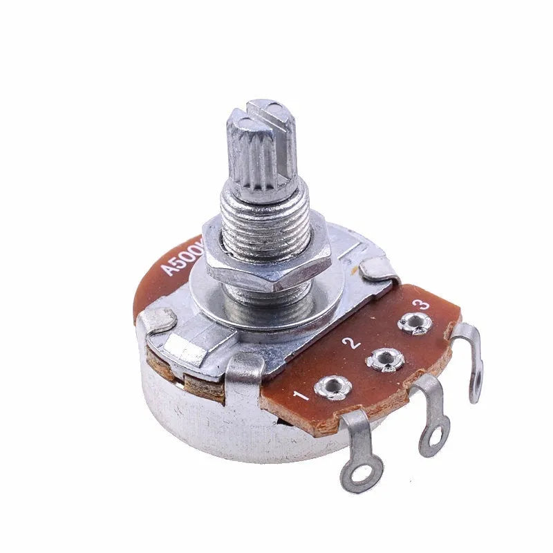 Metal electric guitar potentiometer control knob for tone and volume replacement