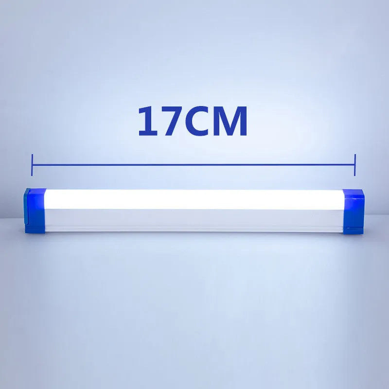 Rechargeable blue and purple LED tube stick photo fill light with dimmable RGB atmosphere lighting