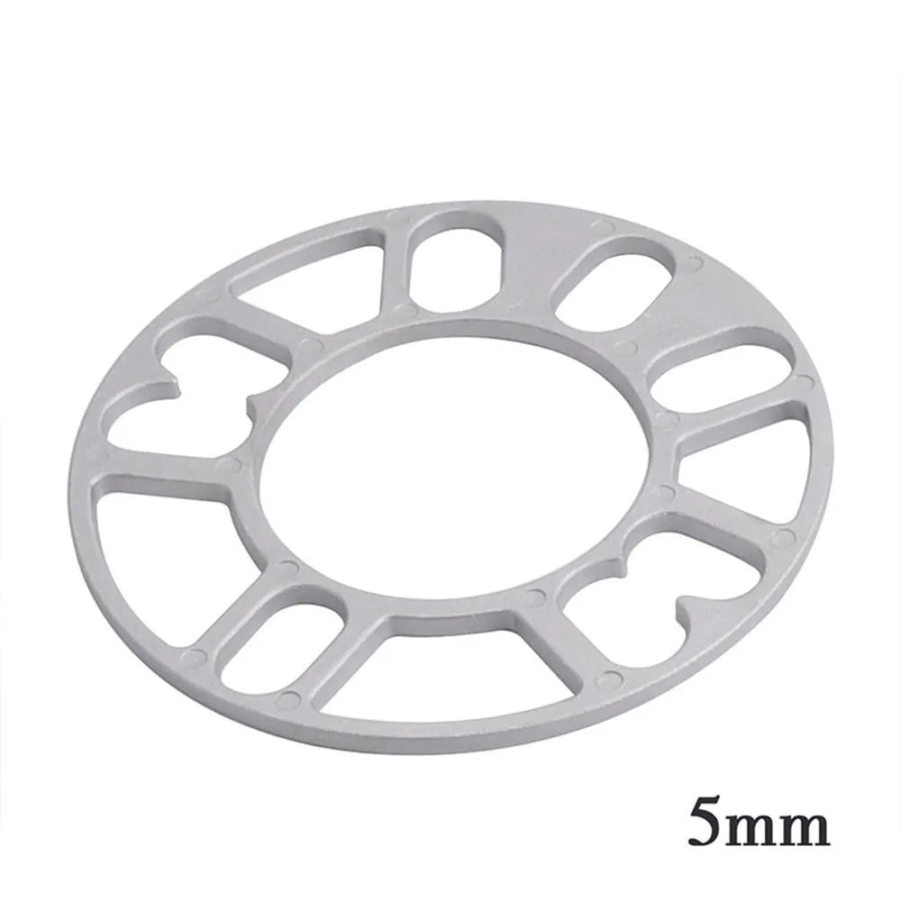 Automobile wheel hub widening gasket for modification projects with multiple thickness options