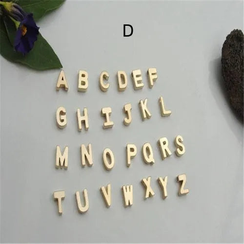 Peach heart shaped pendant with initial letter in gold or silver alloy jewellery