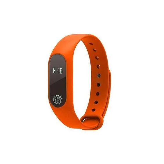 Motion intelligent hand ring in six colour options showing heart rate monitoring and Bluetooth features