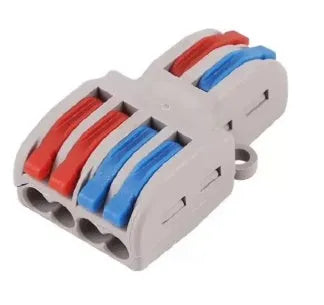 32A quick wire connector with fire insulation shell and brass guide for 0.08-4.0mm² electrical wires
