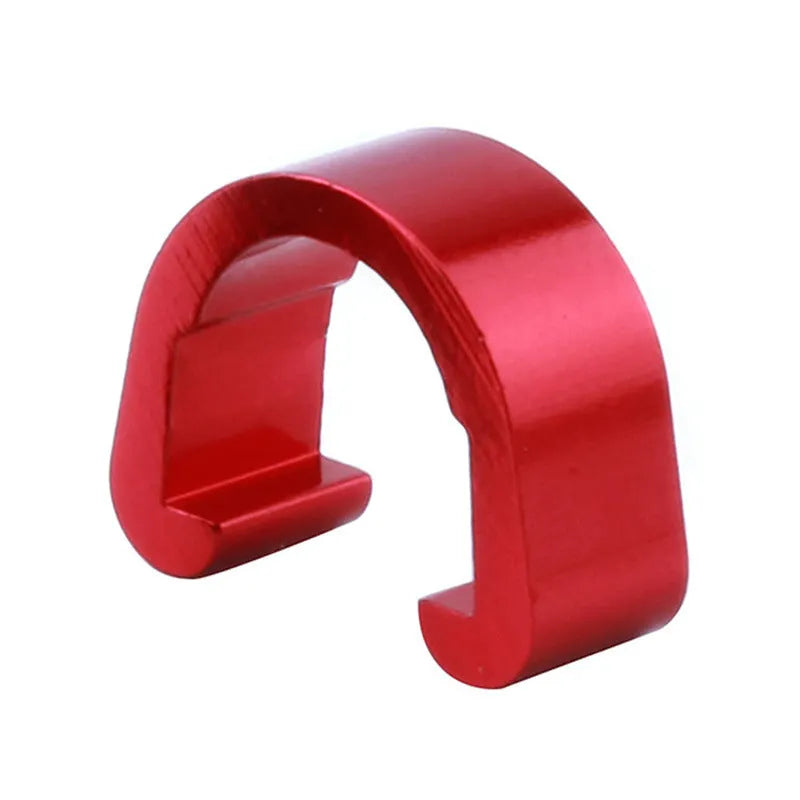 Aluminum alloy C buckle hardware fastener in multiple colours for paracord and keychain projects