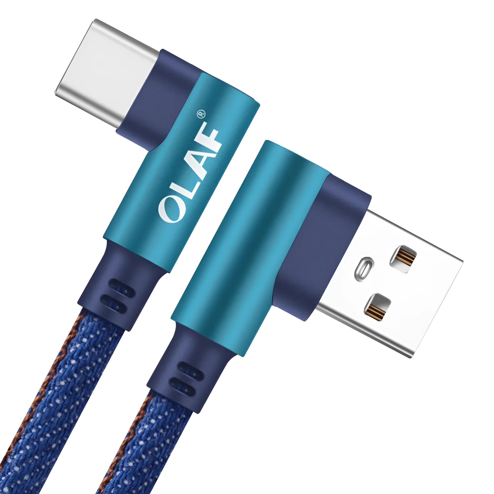 Fast charging USB cable with aluminium alloy connectors, available in Android and Type-C types and multiple colours.