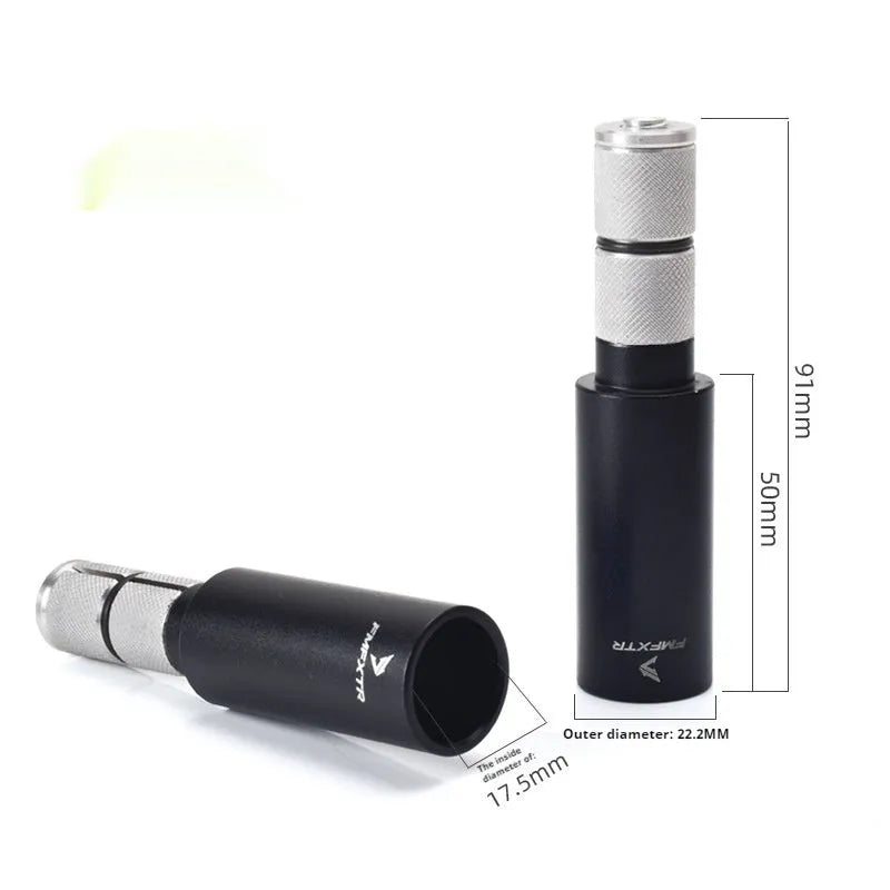Aluminium alloy bicycle handlebar extension rod with 15-20mm adjustment range