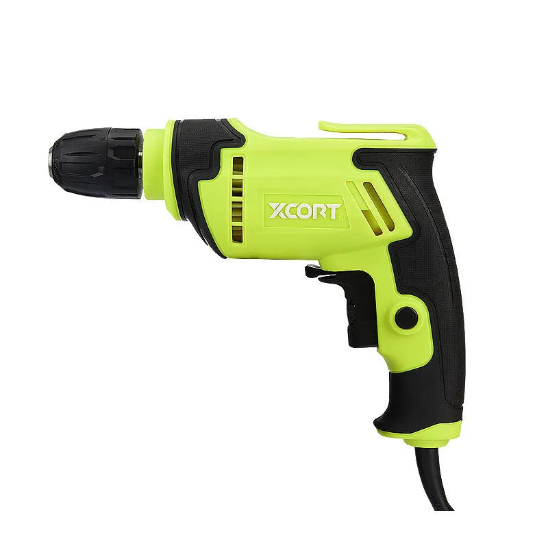 450W pistol grip electric drill with multi-speed control and a 10mm chuck.
