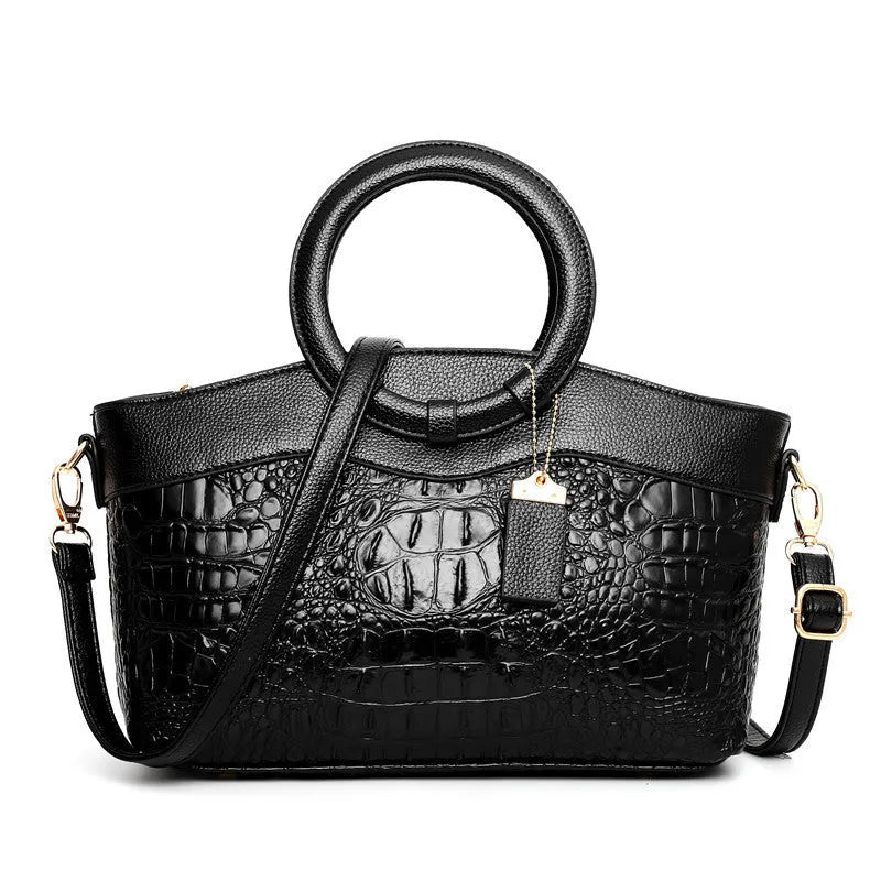 Casual fabric ladies handbag with zipper compartments in multiple colour options