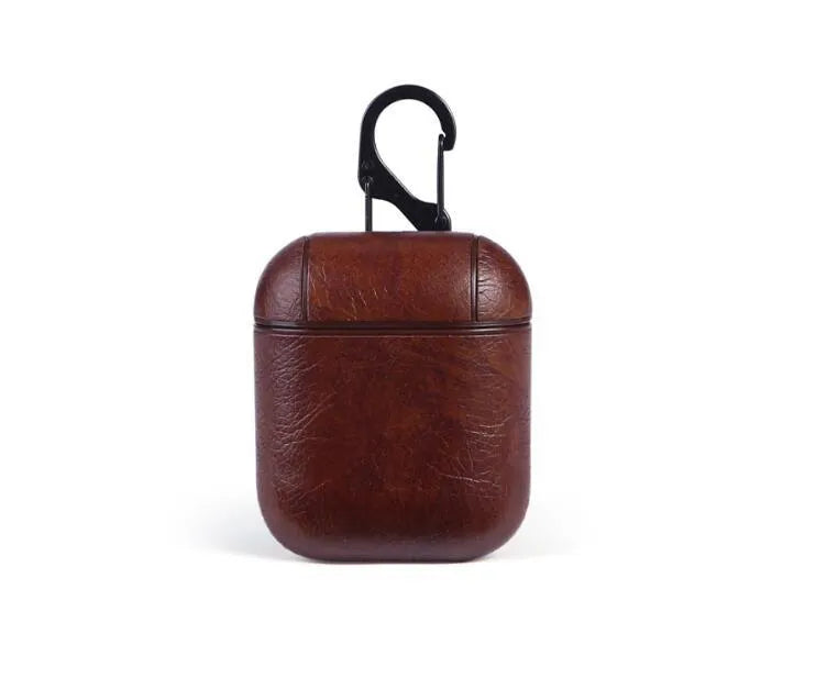 Genuine leather protective case for Apple Airpods in multiple colour options