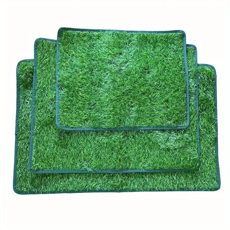 Artificial grass dog toilet mat for indoor pet training with three size options