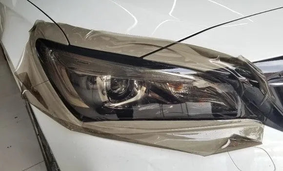 30cm wide TPU car lamp protective film roll for large LED lampshades in dark grey colour