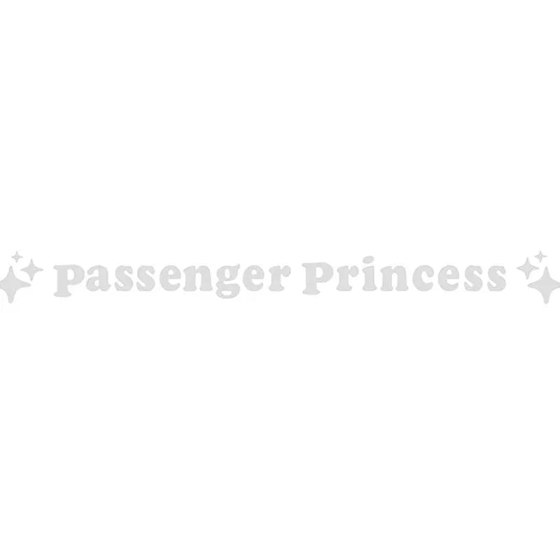 Passenger Princess rearview mirror decorative sticker measuring 12.5cm in multiple colour options