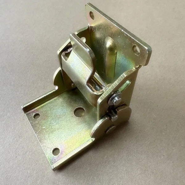 Furniture foot folding hinge with 0-90 degree adjustment in multiple electroplated finishes