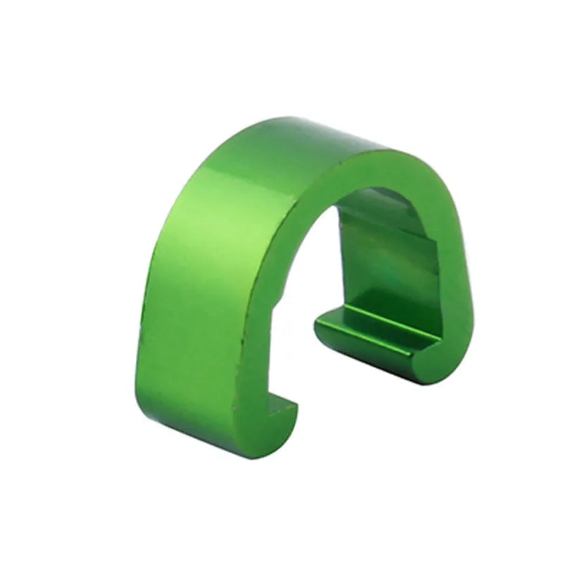 Aluminum alloy C buckle hardware fastener in multiple colours for paracord and keychain projects