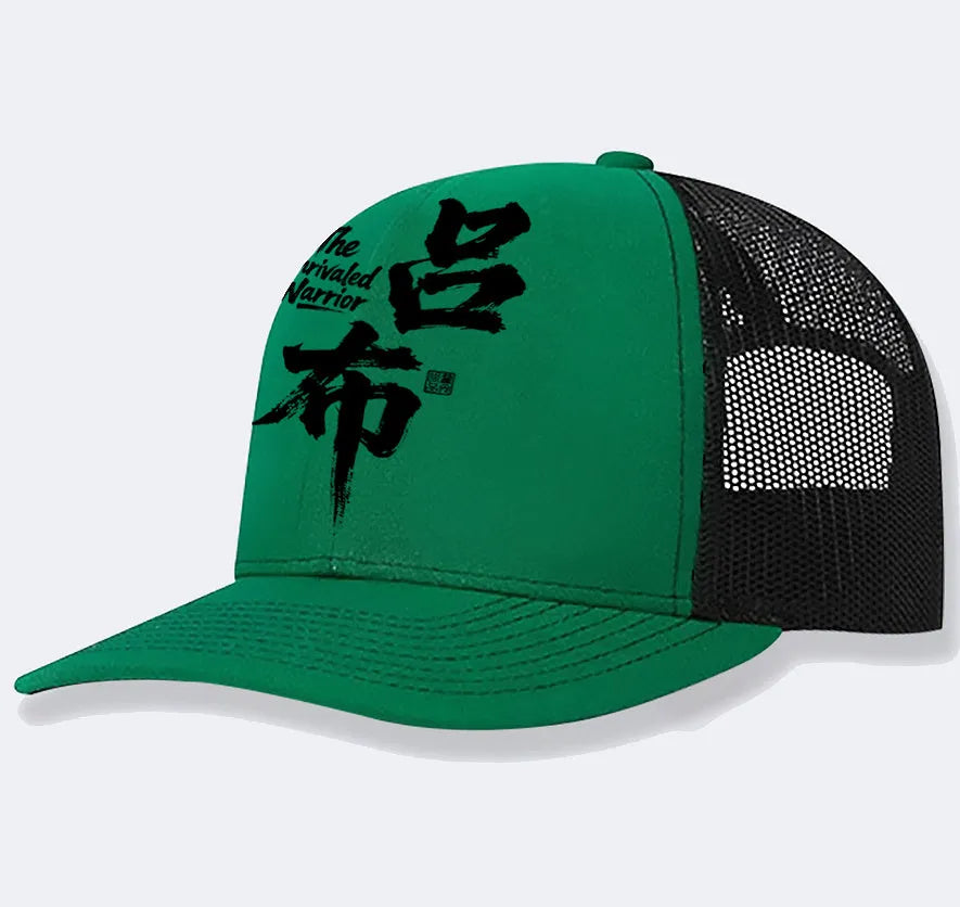 Men's polyester baseball cap shown in multiple colours with adjustable one-size fit