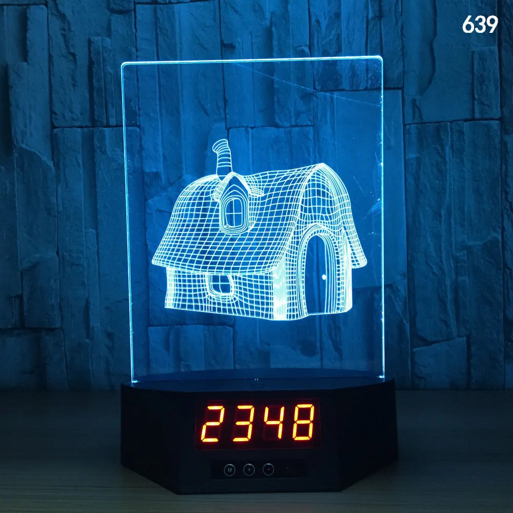 3D dolphin design LED night light with wireless charging surface and remote control