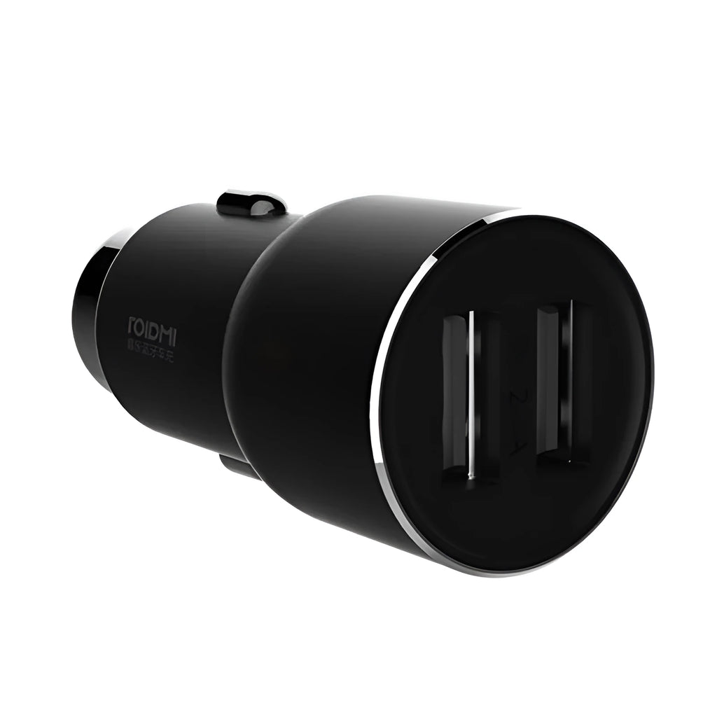 Black Ruimi 3S Music Bluetooth Car Charger with USB output for vehicle mobile device charging
